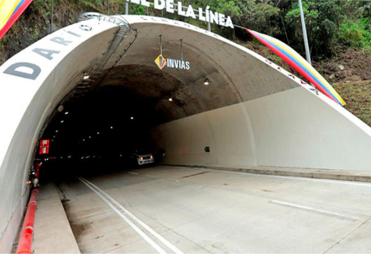 La Línea Tunnel in Colombia